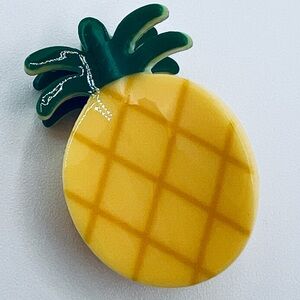 Mini Pineapple Acrylic Hair Clip New